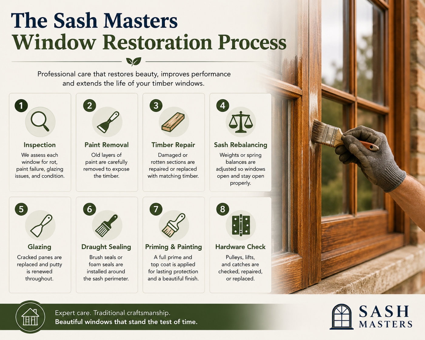 How to Maintain Restored Timber Windows: A Seasonal Checklist